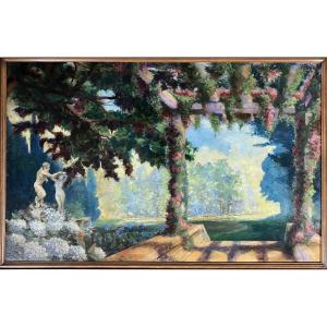 Art Deco Garden Painting