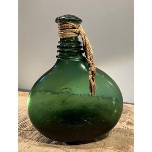 Blown Glass Flask-bottle, Iran, 18th-19th Century