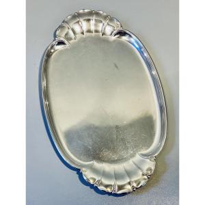 Gallia Art Nouveau Silver-plated Metal Tray