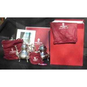 Tea And Coffee Set New In Original Box By Chysalia, Era Ercuis Ravinet