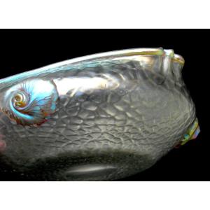 Iridescent Art-nouveau Bowl By Loetz,