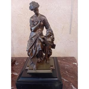 Rougelet Benoit Bronze With Patina Medal  
