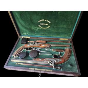 Dueling Pistol Set By Devisme
