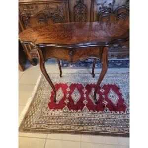 Coiffeuse Napoleon III En Placage De Palissandre Et Loupe