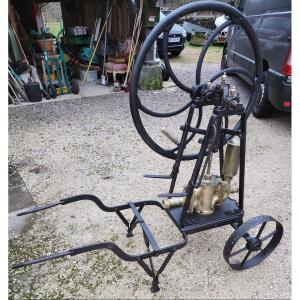 Old Wine Pump With Its Trolley From Barrere Establishments In Nancy 