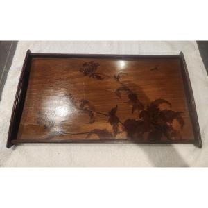 L.majorelle Marquetry Tray