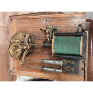 Clock Timer In Walnut Case