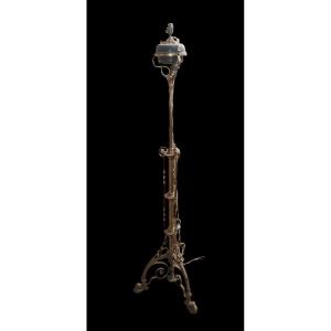 Empire Floor Lamp In Bronze 19th Empire