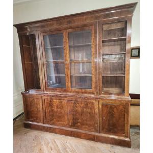 Restoration Library In Flamed Mahogany 