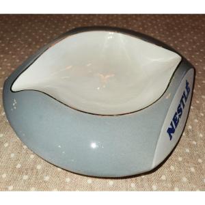 Nestlé/nescafé Earthenware Advertising Ashtray 