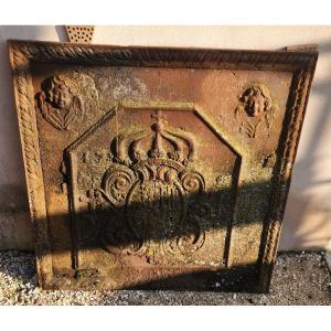 17th Century Fireplace Plate From A Residence In Haute Marnaise