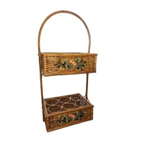 60s/70s Rattan Garden Bar