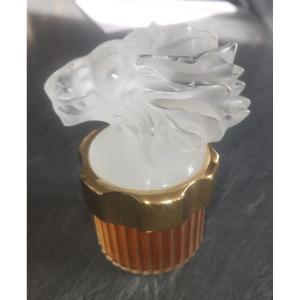 Perfume Bottle (maurice Roucel) Lalique Lion Model Year 2004