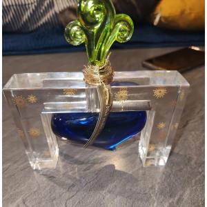 Baccarat Starry Night Perfume Bottle With Numbered Bangles