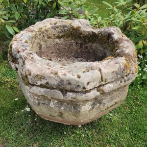 17th Century Baptistery In Vosges Sandstone 