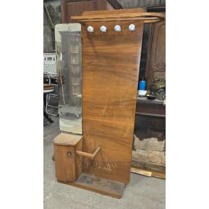 Art Deco Walnut Wardrobe Circa 1930