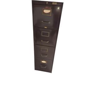 Old Romeo Metal Cabinet With 4 Drawers From The 1950s