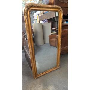 19th Century Louis Philippe/napoleon III Gilded Mirror 