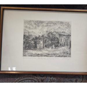 Drawing By Roger Marage (1922/2012) Numbered And Dated 1989