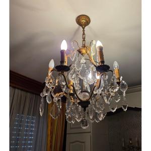 Large Chandelier With Tassels From The 50s/60s