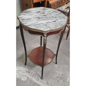 Louis XV Style Pedestal Table From The Second Half Of The 19th Century 