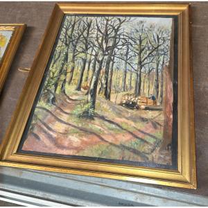 20th Century Oil On Canvas By Richard Berger 