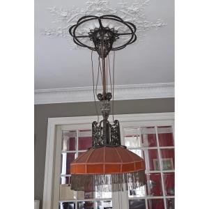 Majorelle Chandelier Rises And Falls Monumentally 