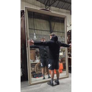 Important 19th-century Mahogany Mirror From The Plombières-les-bains Thermal Baths