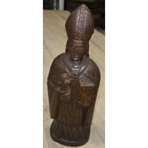 Wooden Statue Of Saint Frederick, Early 20th Century