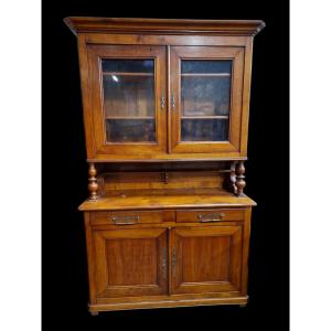 Louis Philippe Style Cherrywood Sideboard, Late 19th Century 