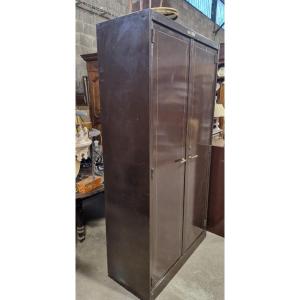 Rare Roneo Metal Cabinet With Original Color And Trim 