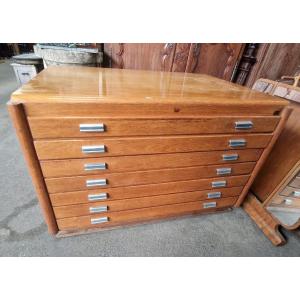 Architect's Plan Cabinet From The 1960s (ch. Jacob Buromodrl Nancy)