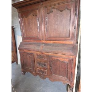 Lorraine Scriban Buffet In 19th Century Cheme From The Lunéville Region 