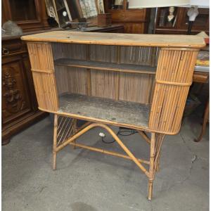 Rattan Bar From The 1960s