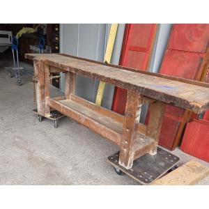 Former Workbench From An Early 20th-century Carpentry Workshop