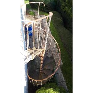 Cast-iron Spiral Staircase From The Early 20th Century