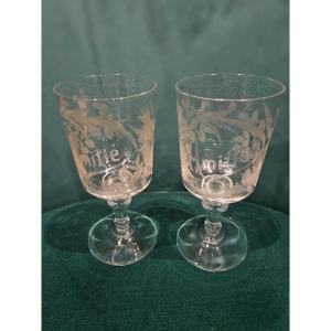 Pair Of Friendship Glasses