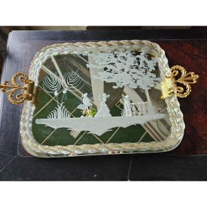 Venice Tray In Vintage Murano