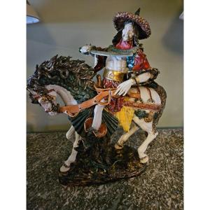 Mongolian Ceramic Statue Warrior D Danti