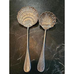 Sterling Silver Strawberry Shaker And Spoon 