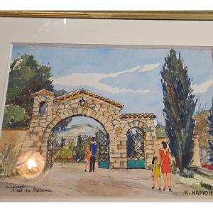 Watercolor By Roland Hamon