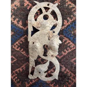 18th-century German Iron Door Lock