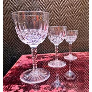 Service 34 Baccarat Crystal Glasses
