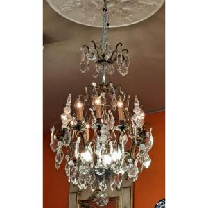Cage Chandelier With Tassels