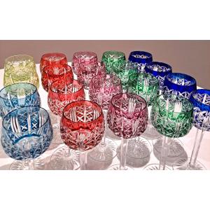 20 Rhine Wine Glasses In The Riesling H18 Model, Saint Louis Crystal