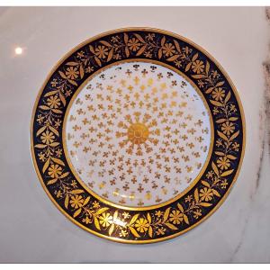 Sèvres Porcelain Plate, Capraire Service, Early 19th Century