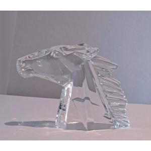 Daum Crystal Horse Head