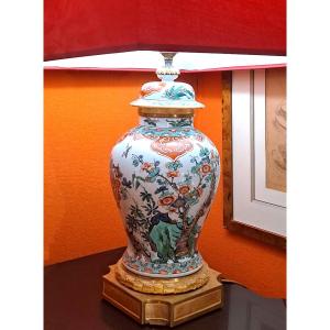 Bronze Mounted Porcelain Lamp