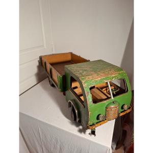 Vintage Wooden Truck From The Manufacturer Panhard