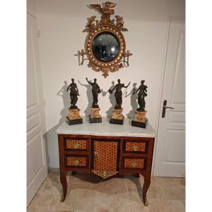  Four Bronze Allegories Of The Arts By Guillaume De Groot (1839-1922)